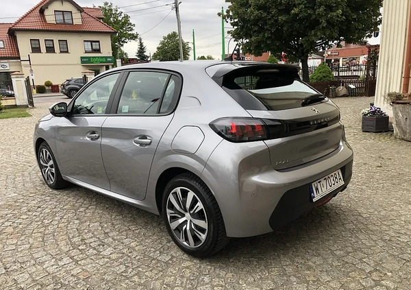 Peugeot 208 cena 49700 przebieg: 123000, rok produkcji 2020 z Łódź małe 529